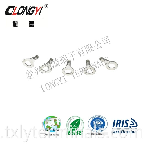 Longyi လက်စွပ်ဝါယာကြိုးပူးတွဲလျှပ်ကူးလျှပ်စစ်မထားသော Cable Lug Terminals